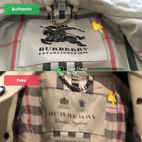 burberry fake check|genuine burberry label.